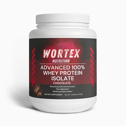 Advanced 100% Whey Protein Isolate (Chocolate) - Wortex Nutrition