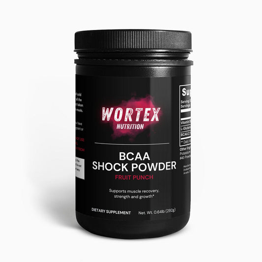 BCAA Shock Powder (Fruit Punch) - Wortex Nutrition