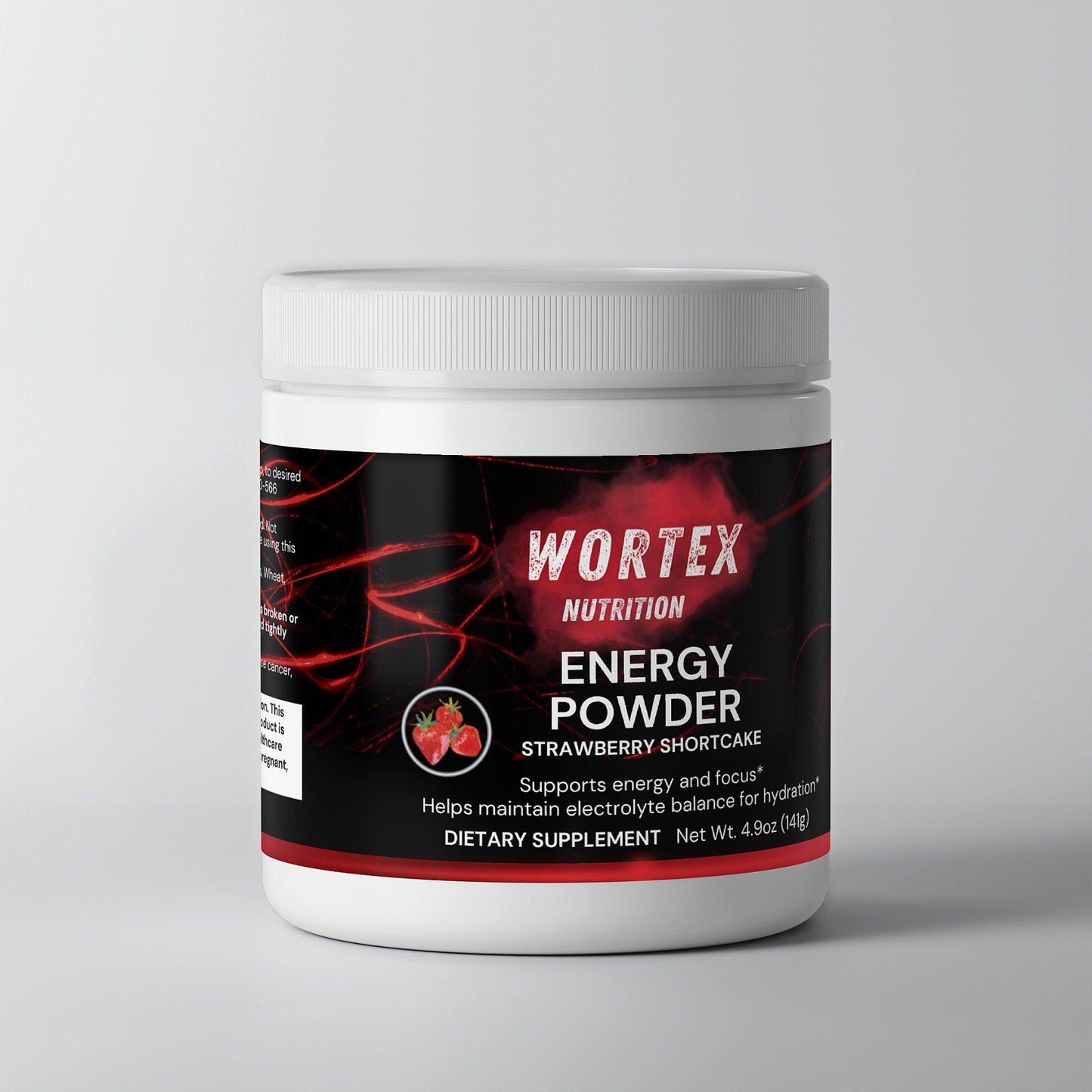 Energy Powder (Strawberry Shortcake) - Wortex Nutrition