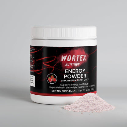 Energy Powder (Strawberry Shortcake) - Wortex Nutrition