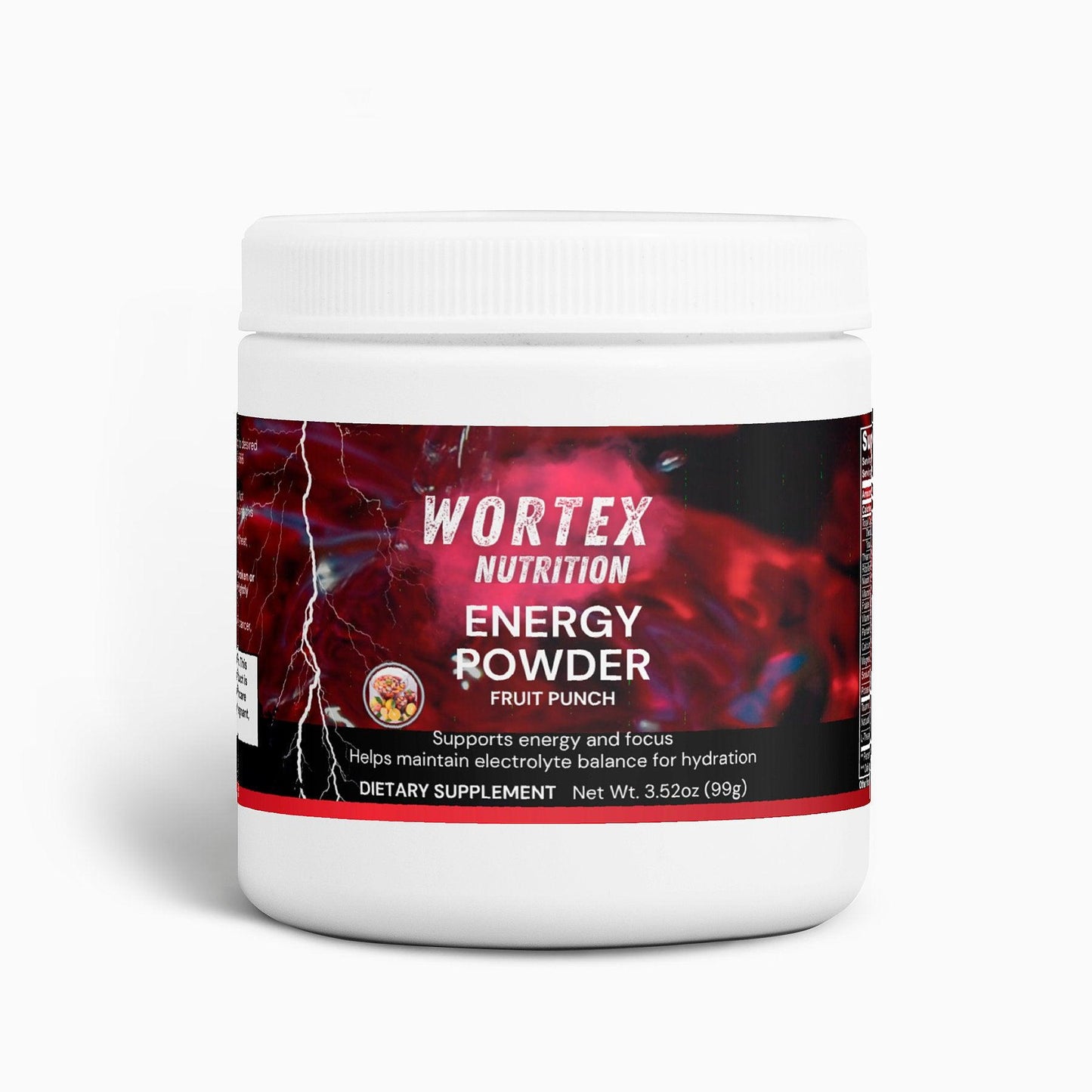 Energy Powder (Fruit Punch) - Wortex Nutrition