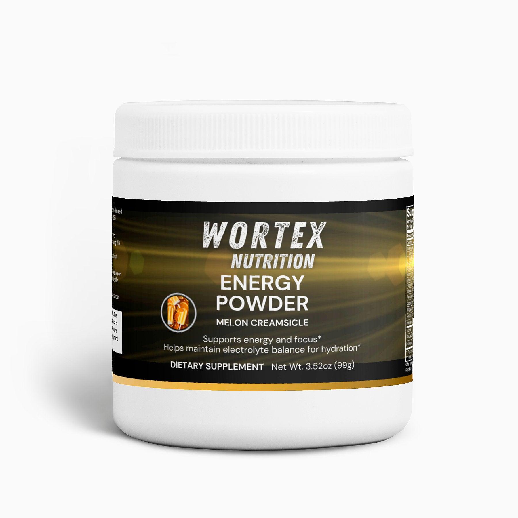 Energy Powder (Melon Creamsicle) - Wortex Nutrition