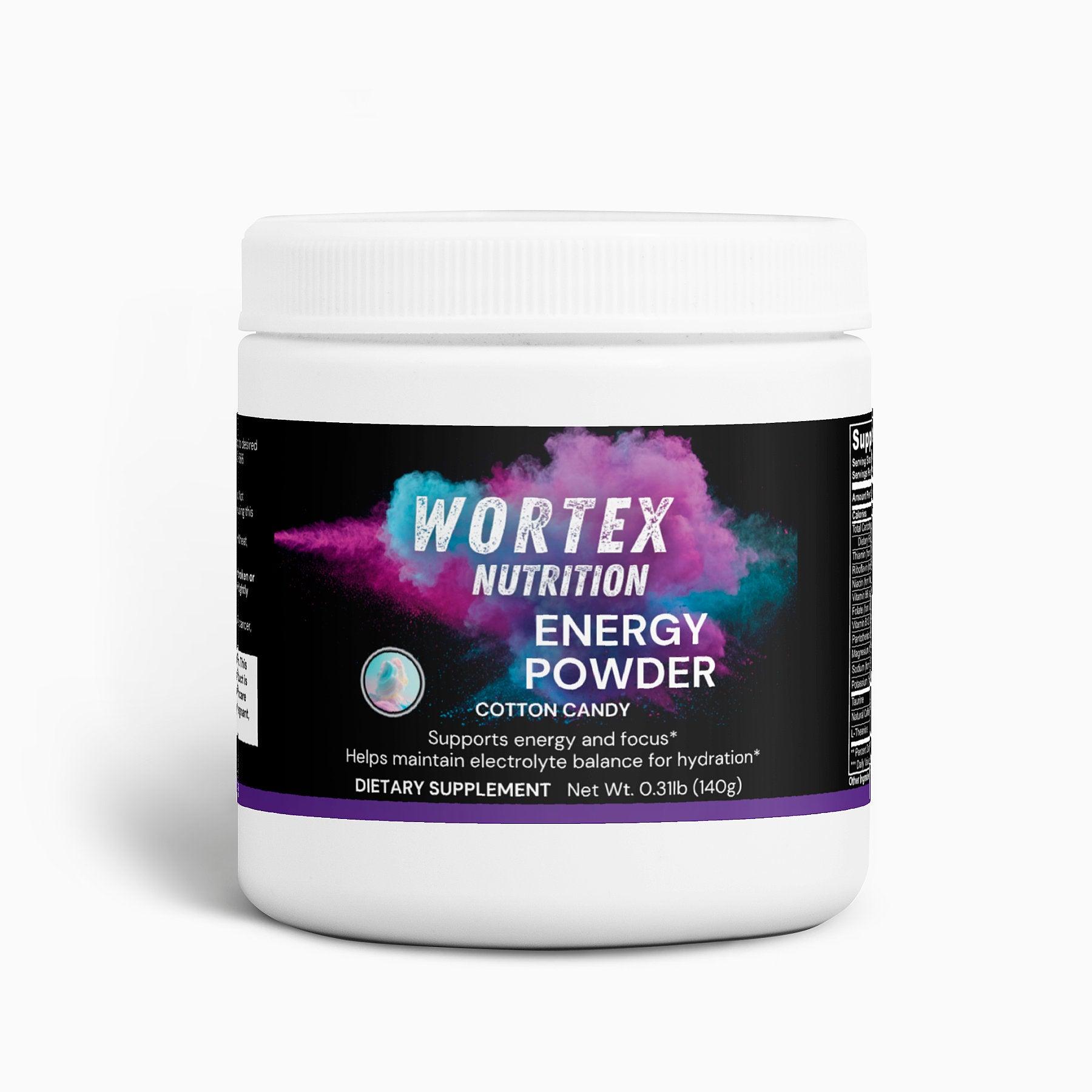 Energy Powder (Cotton Candy) - Wortex Nutrition