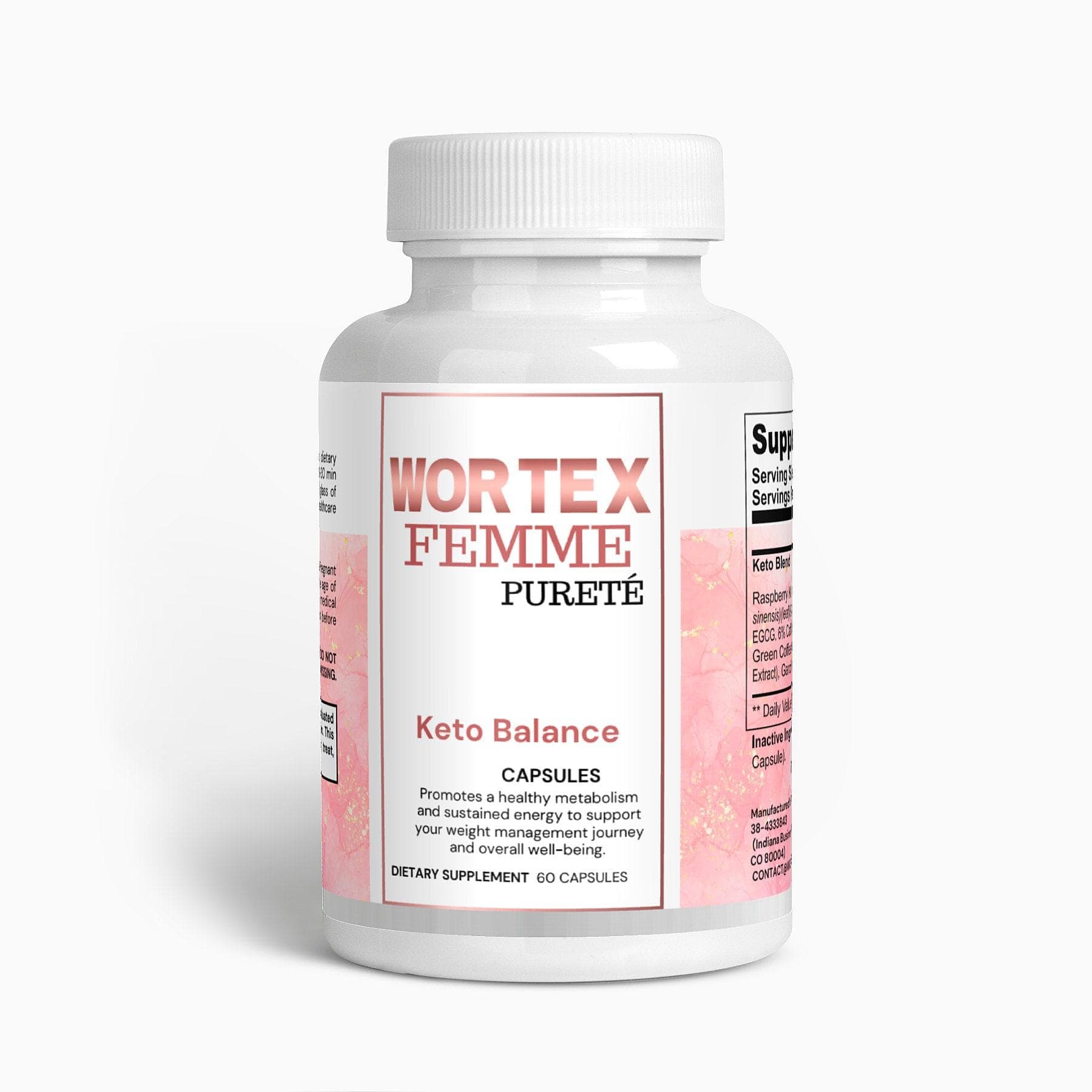 Keto Balance – Raspberry Ketones & Garcinia for Women’s Weight Management - Wortex Nutrition