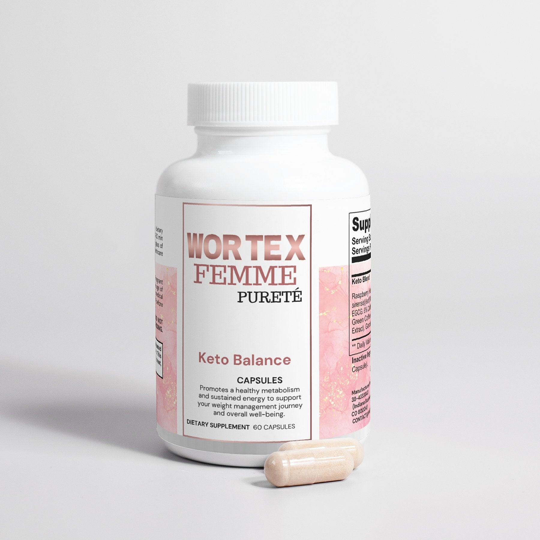 Keto Balance – Raspberry Ketones & Garcinia for Women’s Weight Management - Wortex Nutrition