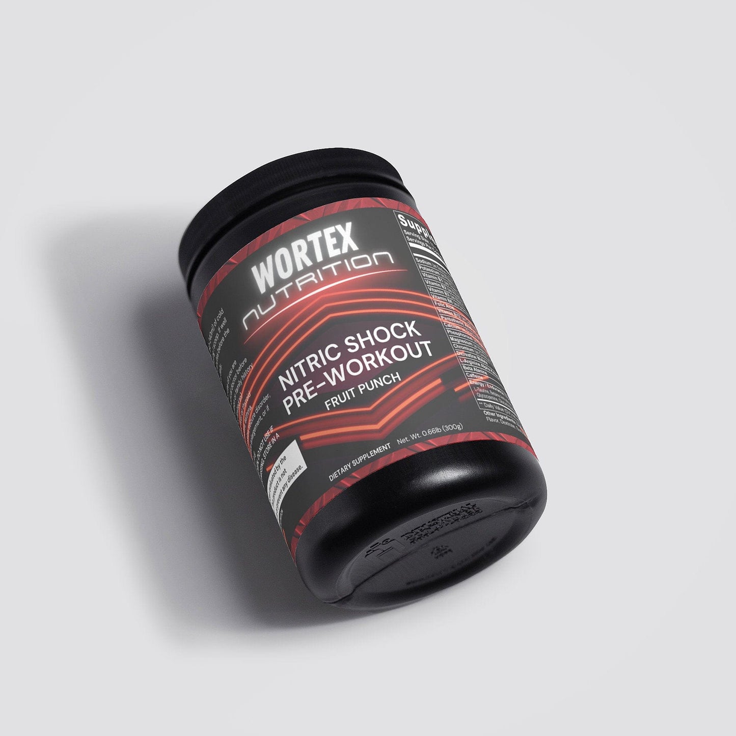 Nitric Shock Pre-Workout Powder (Fruit Punch) - Wortex Nutrition