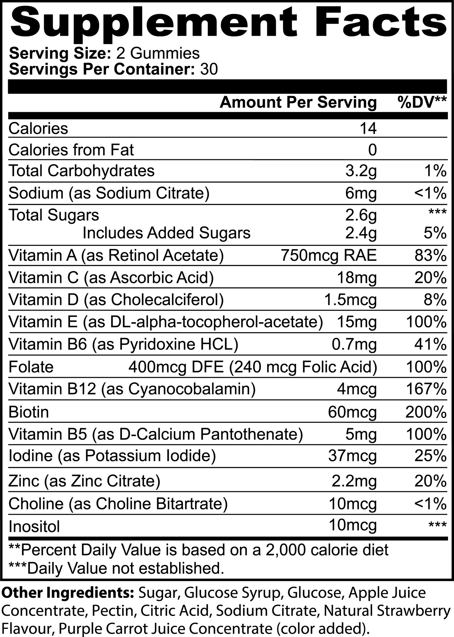 Multivitamin Bear Gummies (Adult) - Wortex Nutrition